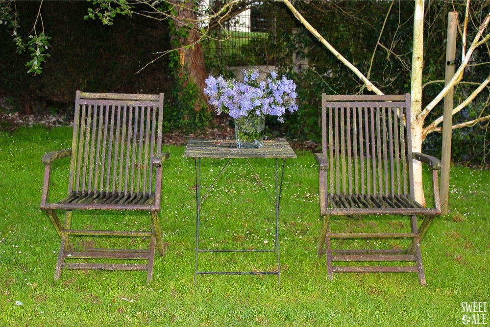 jardín sillas