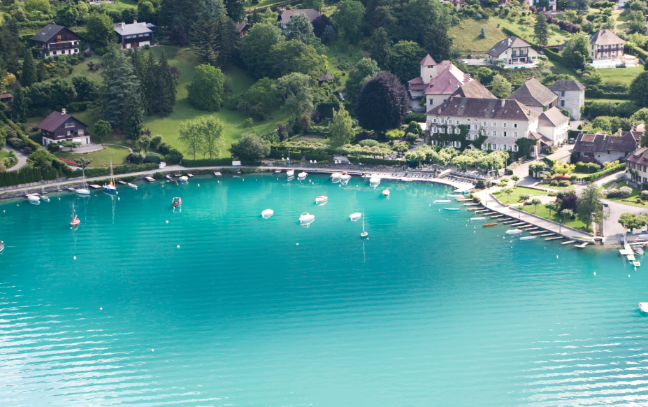 Hoteles en el lago de Annecy (Francia)